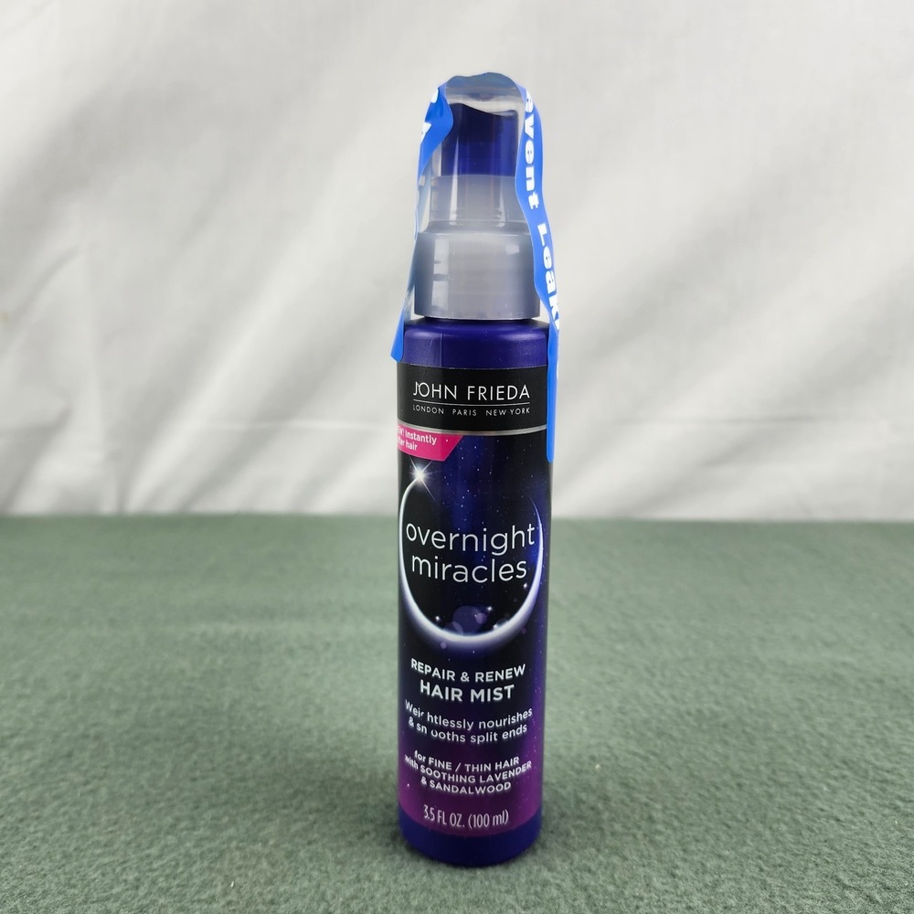 John Frieda Overnight Miracles Repair & Renew Mist Spray For Fine Thin Hair-Read